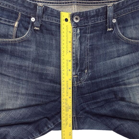 Adriano Goldschmied AG The Protege Jeans Mens 38x28 USA Made Blue Stretch - Picture 5 of 9